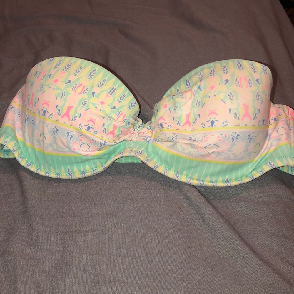 Size 34B VS strapless bathing suit top